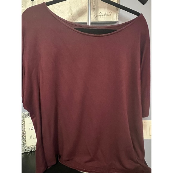 Market & Spruce Oversized Scoop Neck Short Sleeve T-Shirt | Size XL - Picture 1 of 4